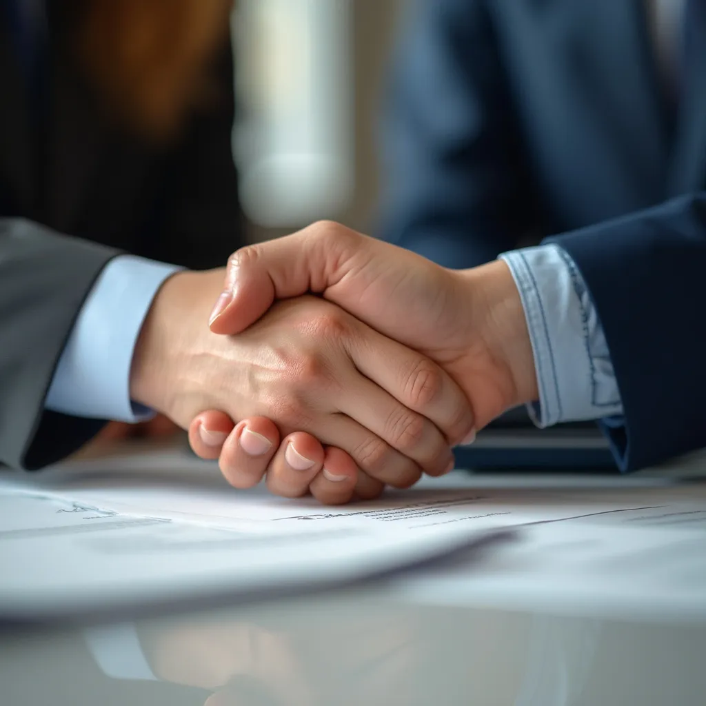 Firma de acuerdo de inversión